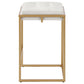 Nadia Upholstered Backless Counter Stool Beige (Set of 2)