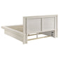 Jessica Wood Queen LED Panel Bed Snow White