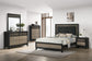 Valencia Wood Queen Panel Bed Black