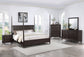 Emberlyn Wood Eastern King Poster Bed Brown