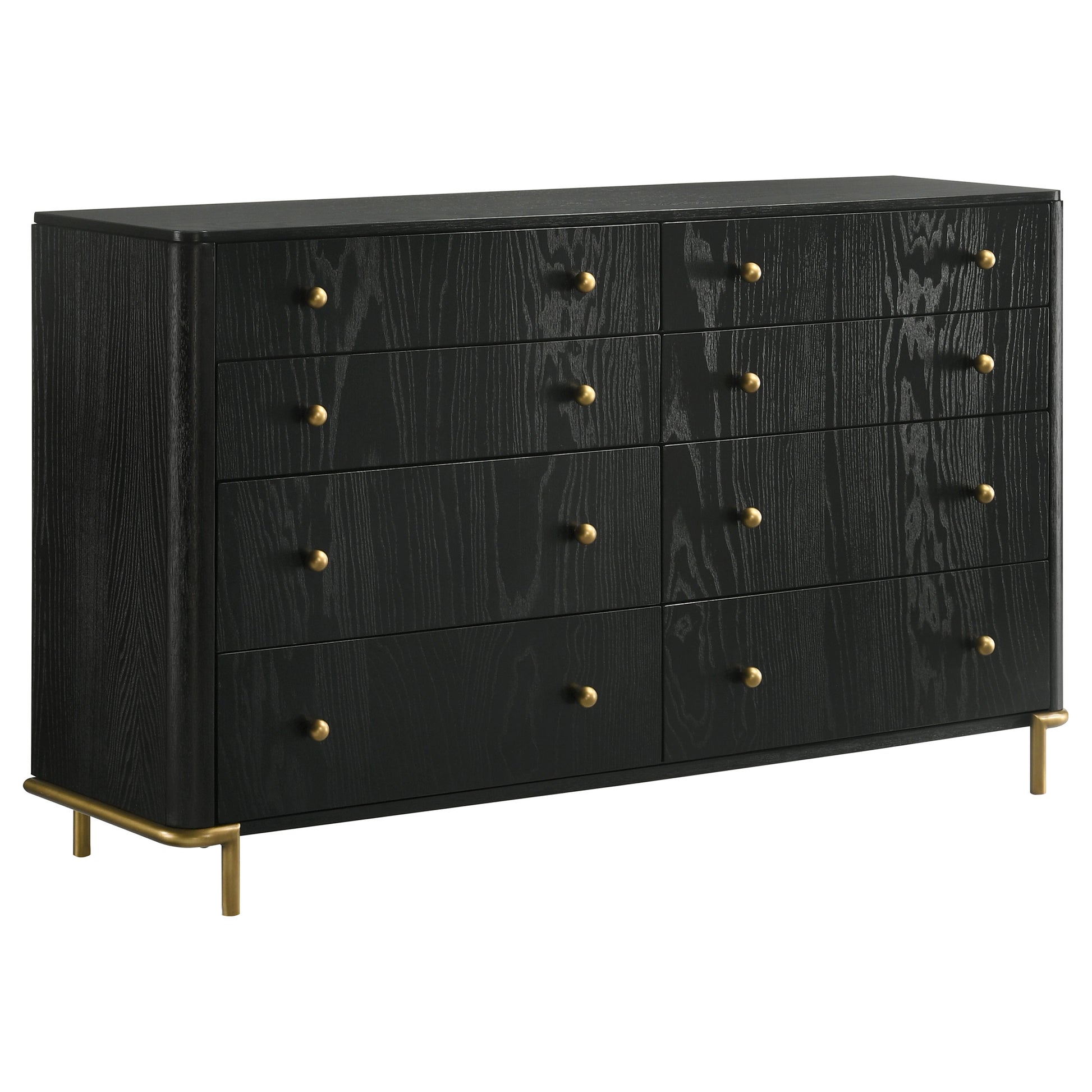 Arini 8-drawer Dresser Black Value Home Furniture Arini 8-drawer Dresser Black Value Home Furniture