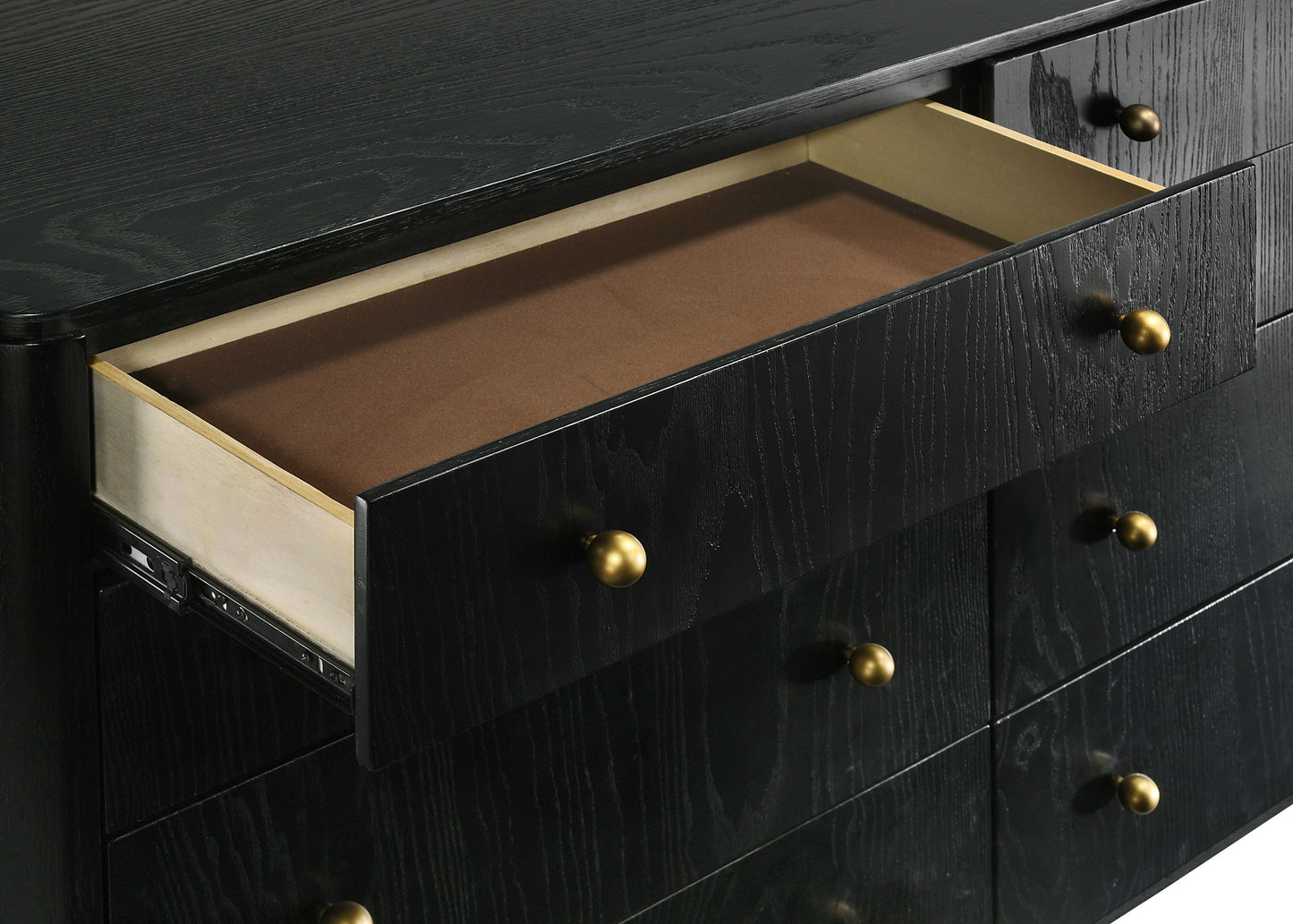 Arini 8-drawer Dresser Black
