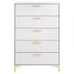 Kendall 5-drawer Chest White