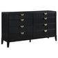 Brookmead 8-drawer Bedroom Dresser Black