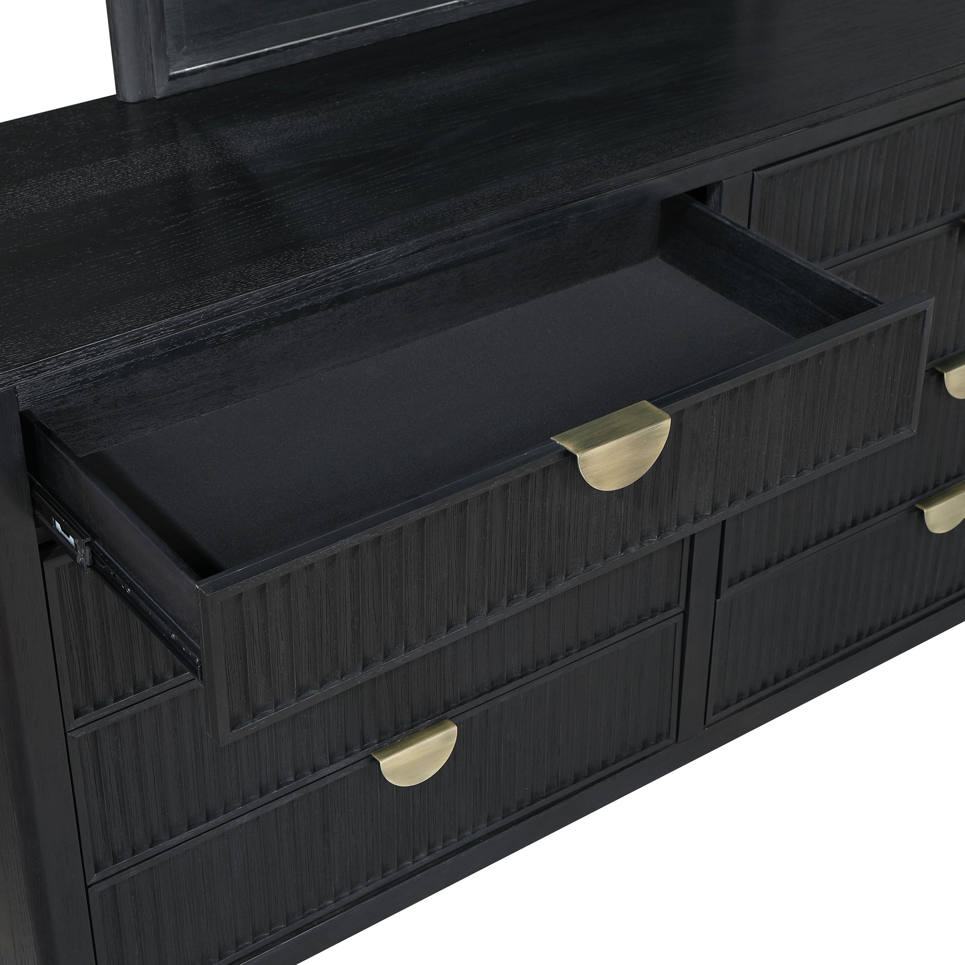 Brookmead 8-drawer Dresser Black Value Home Furniture Brookmead 8-drawer Dresser Black Value Home Furniture