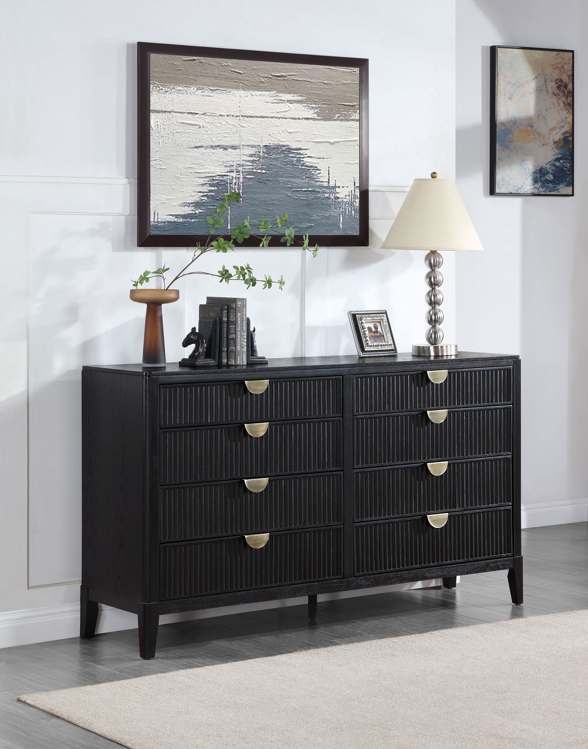 Brookmead 8-drawer Dresser Black Value Home Furniture Brookmead 8-drawer Dresser Black Value Home Furniture