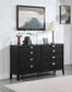 Brookmead 8-drawer Bedroom Dresser Black