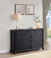 Celina 9-drawer Bedroom Dresser Black