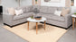 Georgina 4-piece Upholstered Modular Sectional Sofa Steel Beige