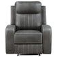 Raelynn Upholstered Recliner Chair Grey