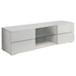 Galvin 4-drawer TV Console Glossy White