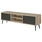 Allie 2-door Engineered Wood 71-inch TV Stand Distressed Pine