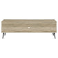 Allie 2-door Engineered Wood 71-inch TV Stand Distressed Pine