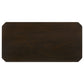 Amaro 3-piece Coffee and End Table Set Dark Brown