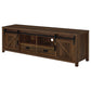 Madra 2-door Engineered Wood 79-inch TV Stand Dark Pine