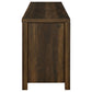 Madra 2-door Engineered Wood 79-inch TV Stand Dark Pine