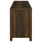 Madra 2-door Engineered Wood 79-inch TV Stand Dark Pine