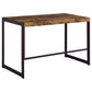 Estrella Writing Desk Antique Nutmeg and Gunmetal