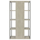 Loomis 4-shelf Bookcase Whitewashed Grey