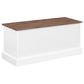 Alma 3-drawer Storage Bench Weathered Brown and White