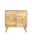 Alyssum 2-door Mango Wood Accent Cabinet Natural