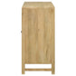 Zamora Rectangular 3-door Accent Cabinet Natural